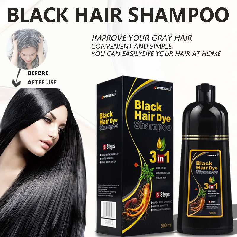 3 in 1 Hair Dye Shampoo